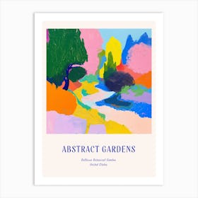 Colourful Gardens Bellevue Botanical Garden Usa 3 Blue Poster Art Print