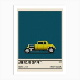 American Graffiti Car Art Print