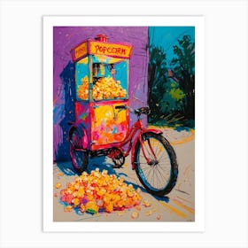 Popcorn Cart 2 Art Print