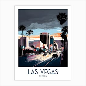 Las Vegas Las VegasTravel Poster Art Print