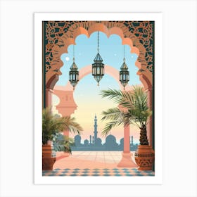 Islamic Background Art Print