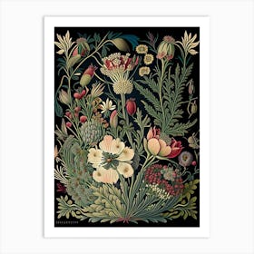 Queen Of The Prairie Floral 1 Botanical Vintage Poster Flower Art Print