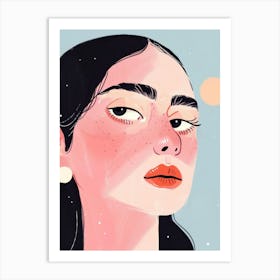 Illustration Of A Woman 16 Art Print