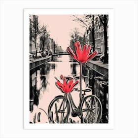 Amsterdam, Flower Collage 4 Art Print