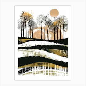 Autumn Trees 18 Art Print