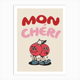 Mon Cheri Cherry Art Print