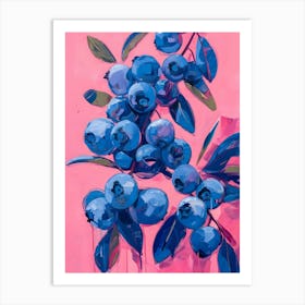 Blueberries 2 Art Print