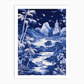 Chinese Landscape Art Print