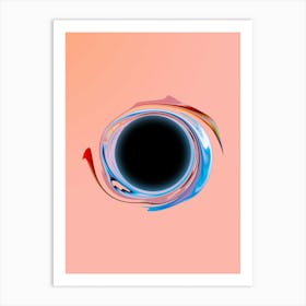 Black Hole Art Print