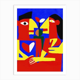 Two People In Love Art Print