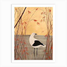 Bird Illustration Coot 3 Art Print