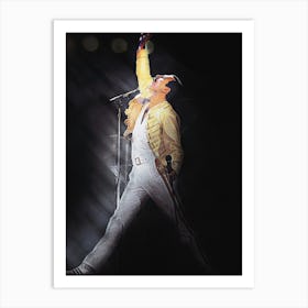 Superstars Of Killer Queen Freddie Mercury Art Print