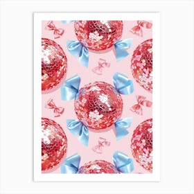 Coquette Disco 2 Pattern Art Print