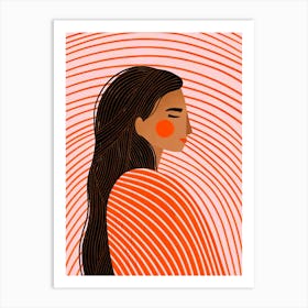 Portrait Of A Woman Art Print