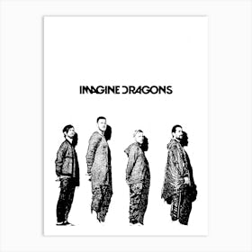 Imagine Dragons 6 Art Print