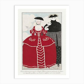 Costumes Parisiens No 5, George Barbier Art Print