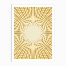 Abstract Sun Flares 2 Art Print