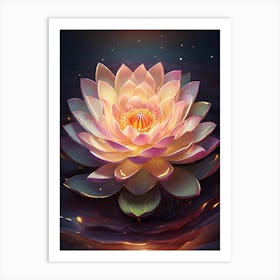 Lotus Flower Art Print