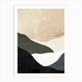 Echoes Of Calm Minimalist Style Art Print