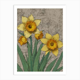 Daffodils 1 Art Print