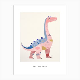 Nursery Dinosaur Art Saltasaurus 2 Poster Art Print