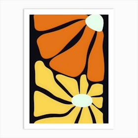 Henri Matisse Orange And Yellow Flowers Art Print