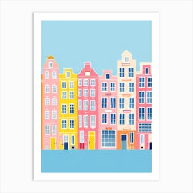 Amsterdam Colourful View 3 Art Print