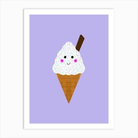 Ice Cream Cone Art Print