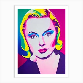 Greta Garbo Pop Movies Art Movies Art Print