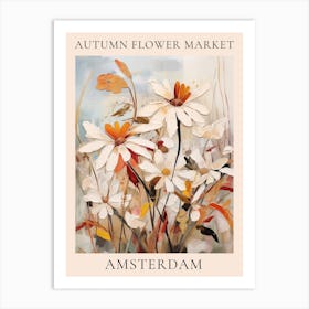 Autumn Flower Market Poster Amsterdam 2 Art Print