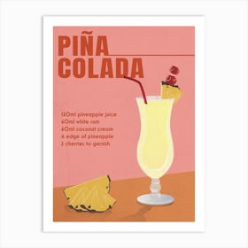 Pina Colada Print Art Print