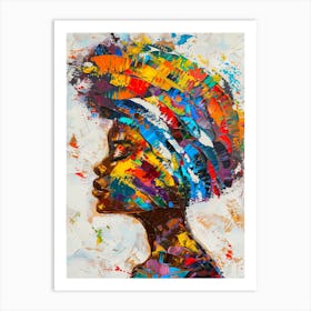 African Woman 14 Art Print