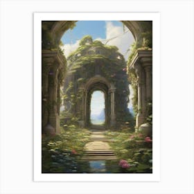 Fairytale Garden Art Print