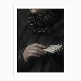 Dark Gothic Portrait Of A Woman Art Print