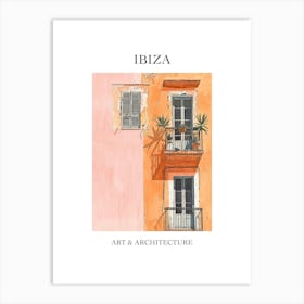 Ibiza Travel And Architecture Poster 4 Art Print