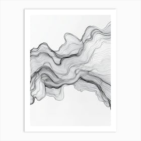 Abstract Wave 4 Art Print