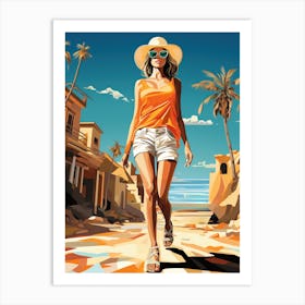 Beach Girls 13 Art Print