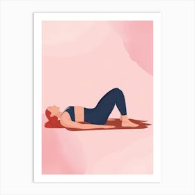 Yoga Pose 10 Art Print