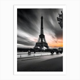 Sunset In Paris 7 Art Print