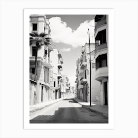 Cartagena, Spain, Black And White Photography 3 Art Print