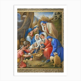 Nativity Scene 14 Art Print