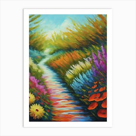 Walk In The Garden Art Print