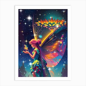 Fantasy Fairy Painting Art Print