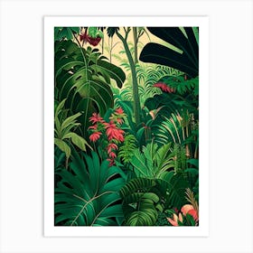 Majestic Jungle 1 Botanical Art Print