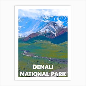 Denali, National Park, Nature, USA, Wall Print, Art Print