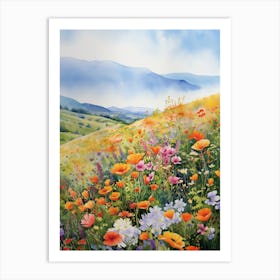 Wildflower Field 1 Art Print