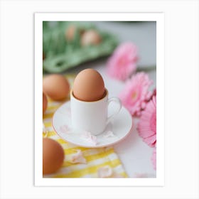 Eggs In A Cup 3 Art Print