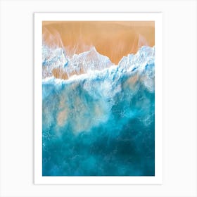 Aerial View Of The Ocean 5 Art Print