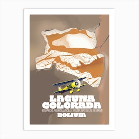 Laguna Colorada Bolivia Art Print