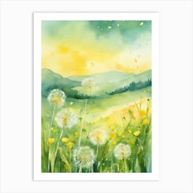 Dandelions Art Print